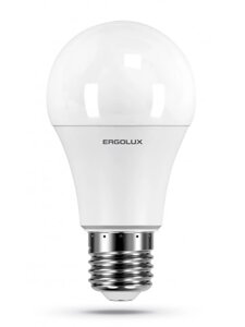 Лампочка ergolux LED-A60-10W-E27-6K 12879