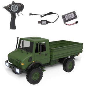 LDRC LD-P06 1/12 2.4G 4WD RC Авто Unimog 435 U1300RC C Светодиодный Военный Альпинистский грузовик, полностью пропорцион