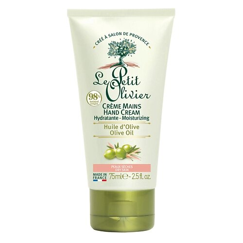 LE PETIT OLIVIER Крем для рук увлажняющий для сухой кожи с маслом Оливы Olive Oil Hand Cream от компании Admi - фото 1