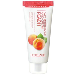 LEBELAGE Крем для рук с Персиком для Эластичности Daily Moisturizing Hand Cream Peach 100