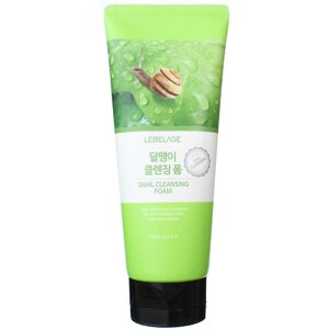 LEBELAGE Пенка для умывания с Муцином улитки Регенерирующая Cleansing Foam Snail 180.0