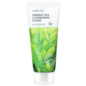 LEBELAGE Пенка для умывания с Зеленым чаем Тонизирующая Cleansing Foam Green Tea 100.0