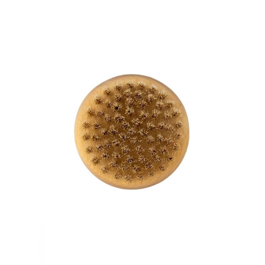 LEI Массажная щетка для сухого массажа, круглая, натуральная щетина с покрытием от компании Admi - фото 1