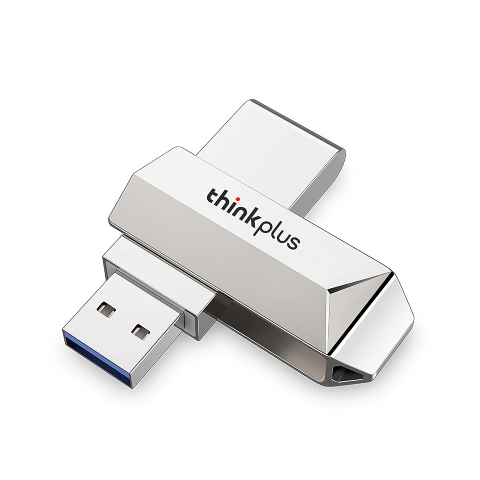 Lenovo ThinkPlus TPU301 USB3.0 Flash Диск Металлический накопитель с вращением на 360° Flash Диск памяти 32G 64G 128G Th от компании Admi - фото 1