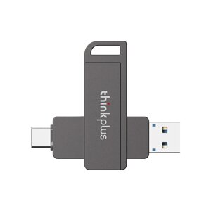 Lenovo Thinkplus TU202 USB3.2 Flash накопитель Высокоскоростной флэш-накопитель с двойным интерфейсом 128 ГБ 256 ГБ 512