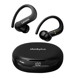 Lenovo T50 TWS Наушники bluetooth Наушник LED Дисплей Hi-Fi Stereo Dual Mic ENC HD Звонки Портативные спортивные наушник