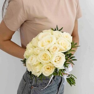 Лэтуаль flowers букет невесты из белых роз