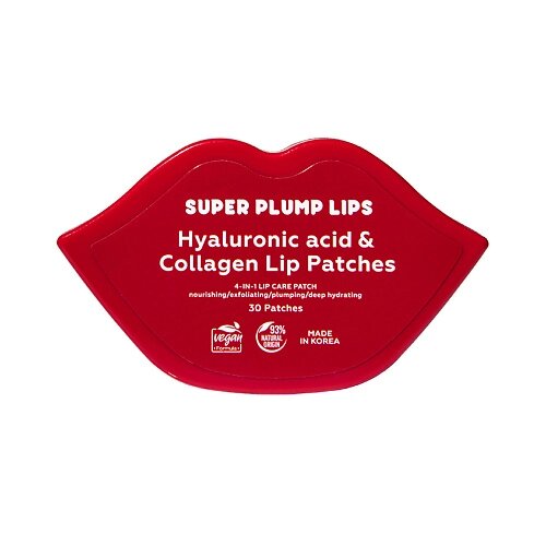 ЛЭТУАЛЬ Патчи для губ с гиалуроновой кислотой и коллагеном SUPER PLUMP LIPS Hyaluronic Acid & Collagen Lip Patches от компании Admi - фото 1