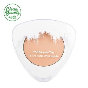 ЛЭТУАЛЬ Пудра для лица с матирующим эффектом Vibrant matte effect powder SPF 20