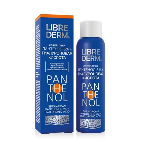 LIBREDERM Пантенол спрей с гиалуроновой кислотой Spray - Foam Panthenol 5 %Hyaluronic Acid