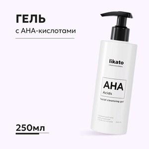 LIKATO Очищающий гель для умывания с AHA-кислотами, против прыщей и воспалений facial cleansing gel 250.0