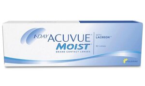Линзы контактные Acuvue 1 day moist (8.5/1) 30шт