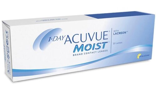 Линзы контактные Acuvue 1 day moist (8.5/1.5) 30шт