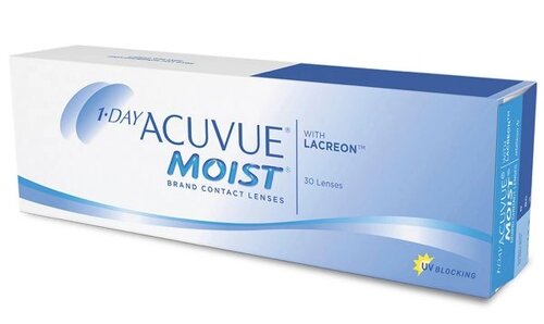Линзы контактные Acuvue 1 Day Moist with Lacreon (3.50/8.5/14.2) 30шт