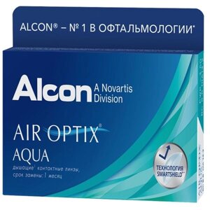 Линзы контактные Alcon/Алкон Air Optix Aqua (10.00/8.6) 3шт