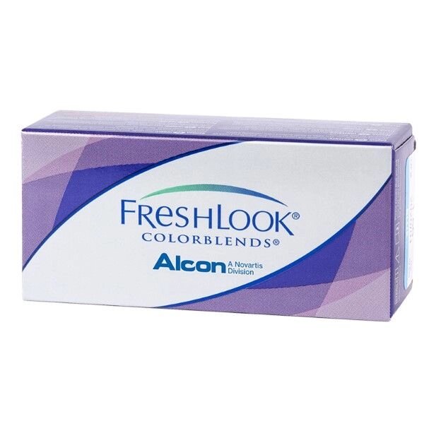 Линзы контактные Alcon/Алкон FreshLook ColorBlends (-4.00/8.6) Brown 2шт от компании Admi - фото 1
