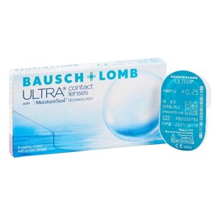 Линзы контактные Bausch+Lomb Ultra (1.00/8.5) 6шт