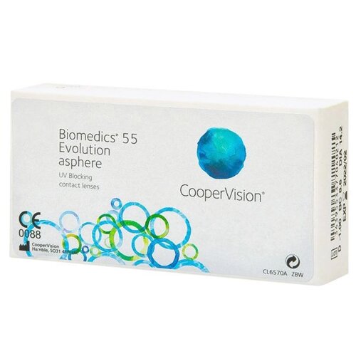 Линзы контактные CooperVision/КуперВижн biomedics 55 evolution (8.9/7,50) 6шт
