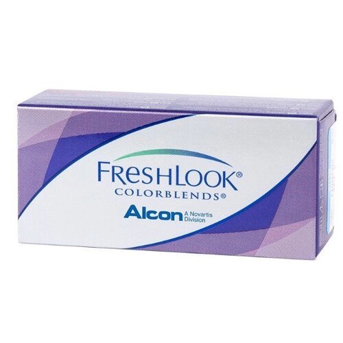 Линзы контактные цветные Alcon/Алкон freshlook colorblends (8.6/3,50) Sterling grey 2шт