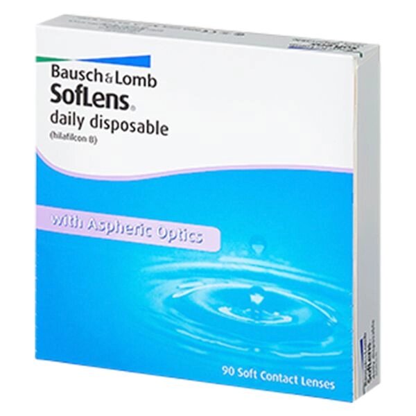 Линзы контактные SofLens Daily Disposable (-1.25/8.6) 90шт от компании Admi - фото 1