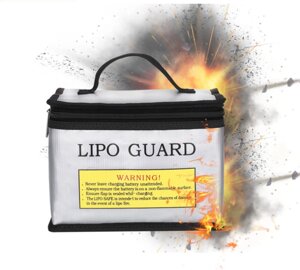 LiPo Батарея Защитный кожух Portable Anti-Explosion Водонепроницаемы Сумка 215x145x165 мм