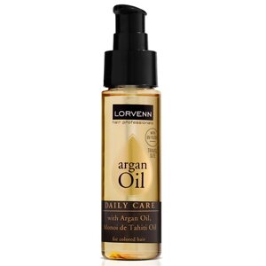 Lorvenn HAIR professionals деликатное масло для ежедневного ухода за волосами ARGAN OIL DAILY CARE 50.0