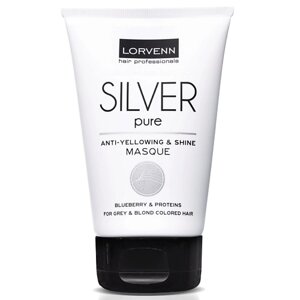 Lorvenn HAIR professionals маска для волос silver PURE masque 100