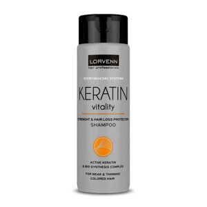 Lorvenn HAIR professionals шампунь keratin vitality для восстановления волос с кератином 300.0