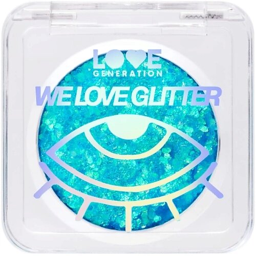LOVE GENERATION Глиттер для лица We love glitter