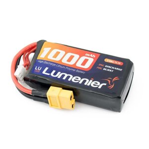 Lumenier 11.1V 1000mAh 3S 35C LiPo Батарея Разъем XT60 для RC Дрон