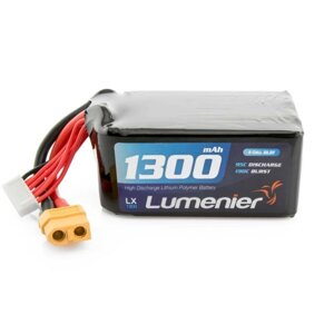 Lumenier 22,2 В 1300 мАч 6S 95C LiPo Батарея XT60 Штекер для RC Дрон