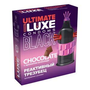 LUXE condoms презервативы luxe BLACK ultimate реактивный трезубец 1