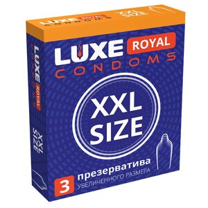 LUXE condoms презервативы LUXE ROYAL XXL size 3
