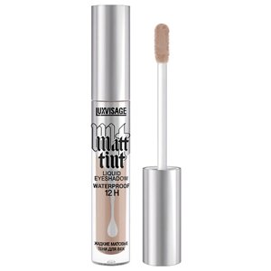 LUXVISAGE Жидкие матовые тени для век 12ч Matt Tint Waterproof 12h Liquid Eyeshadow