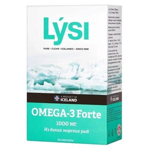 LYSI Рыбий жир Омега-3 из диких морских рыб форте 1000 мг