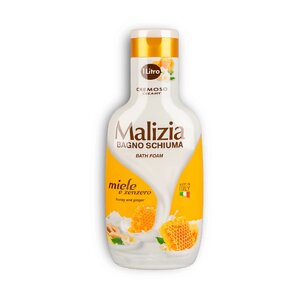 Malizia пена для ванны "HONEY and ginger" 1000.0