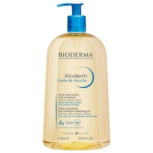 Масло для душа для сухой и атопичной кожи лица и тела Atoderm Bioderma/Биодерма 1л
