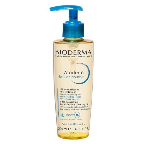 Масло для душа для сухой и атопичной кожи лица и тела Atoderm Bioderma/Биодерма 200мл от компании Admi - фото 1