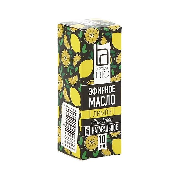 Масло эфирное лимон AromaBio/АромаБио 10мл от компании Admi - фото 1