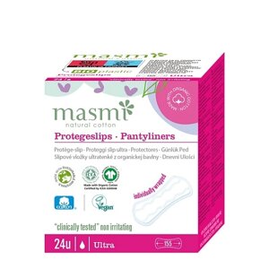 MASMI Ежедневные ультратонкие гигиенические прокладки в индивидуальной упаковке 24.0