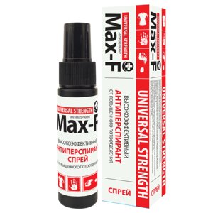 MAX-F deodrive антиперспирант спрей max-F 30% 50.0