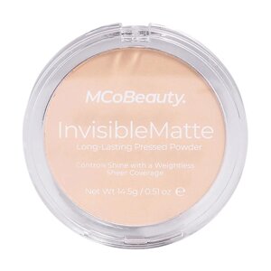 MCOBEAUTY Пудра для лица матовая пресованная Invisible Matte Long Lasting Pressed Powder