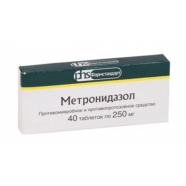 Метронидазол таблетки 250мг 40шт от компании Admi - фото 1