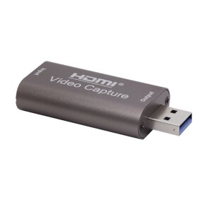Mini 1080P 60Hz USB2.0 HDMI карта видеозахвата для прямой трансляции камера Запись игры