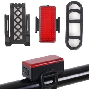 Мини-велосипедный задний фонарь 3-режимный Flash свет USB аккумуляторная сигнальная лампа безопасности для велосипеда