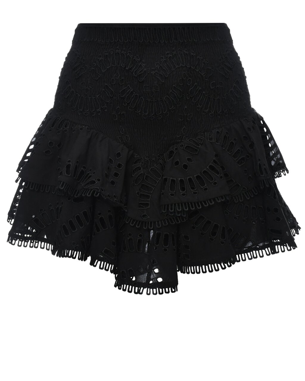 Мини-юбка с шитьем, черная Charo Ruiz от компании Admi - фото 1
