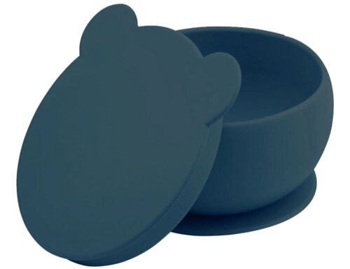 MINIKOIOI Bowly Детская глубокая тарелка миска с присоской и крышкой 0+ от компании Admi - фото 1