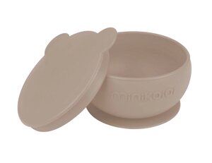 MINIKOIOI Bowly Детская глубокая тарелка миска с присоской и крышкой 0+