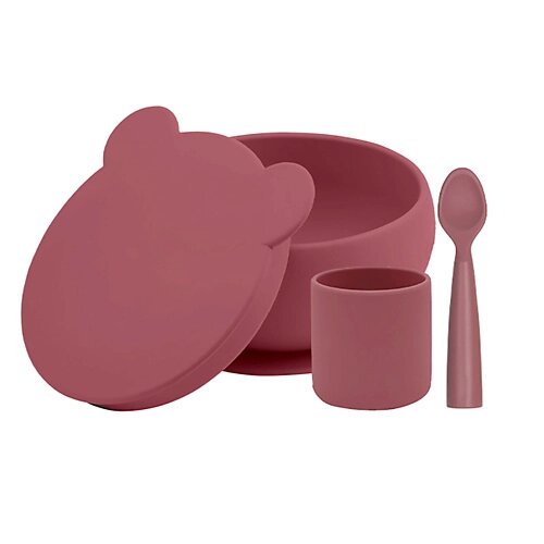 MINIKOIOI Набор посуды для детей Стаканчик Глубокая тарелка Ложка 0+ от компании Admi - фото 1