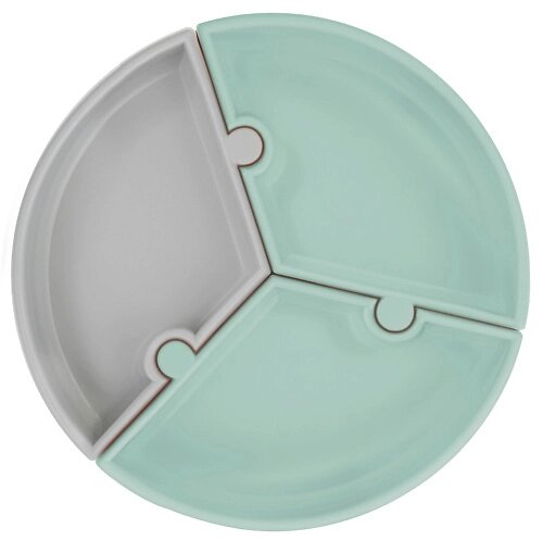 MINIKOIOI Puzzle Набор секционных тарелок с присосками 0+ от компании Admi - фото 1